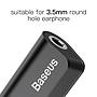 Baseus Type-C Male To Type-C Female +3.5MM Female Adapter L40 Black