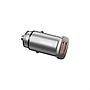 Baseus Square metal A+A 30W Dual QC3.0 Quick Car Charger(QC3.0,SCP,AFC) Silver
