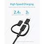 Anker powerline II USB-A to 3 in 1 charging cable