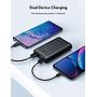 RAVPower 10050mAh QC 18W 2-PORT POWERBANK - Black