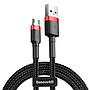Baseus cafule Cable USB For Micro 1.5A 2M Red+Black
