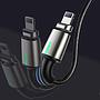 Baseus Zinc Magnetic Cable USB For iP 2.4A 1m Black