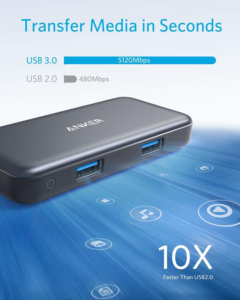 Anker Premuim 5-in-1 USB-C Hub Gray