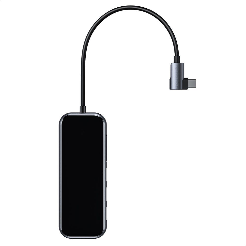 Baseus Multi-functional HUB (Type-C to 3xUSB3.0+HD4K+SD/TF+PD) Deep gray