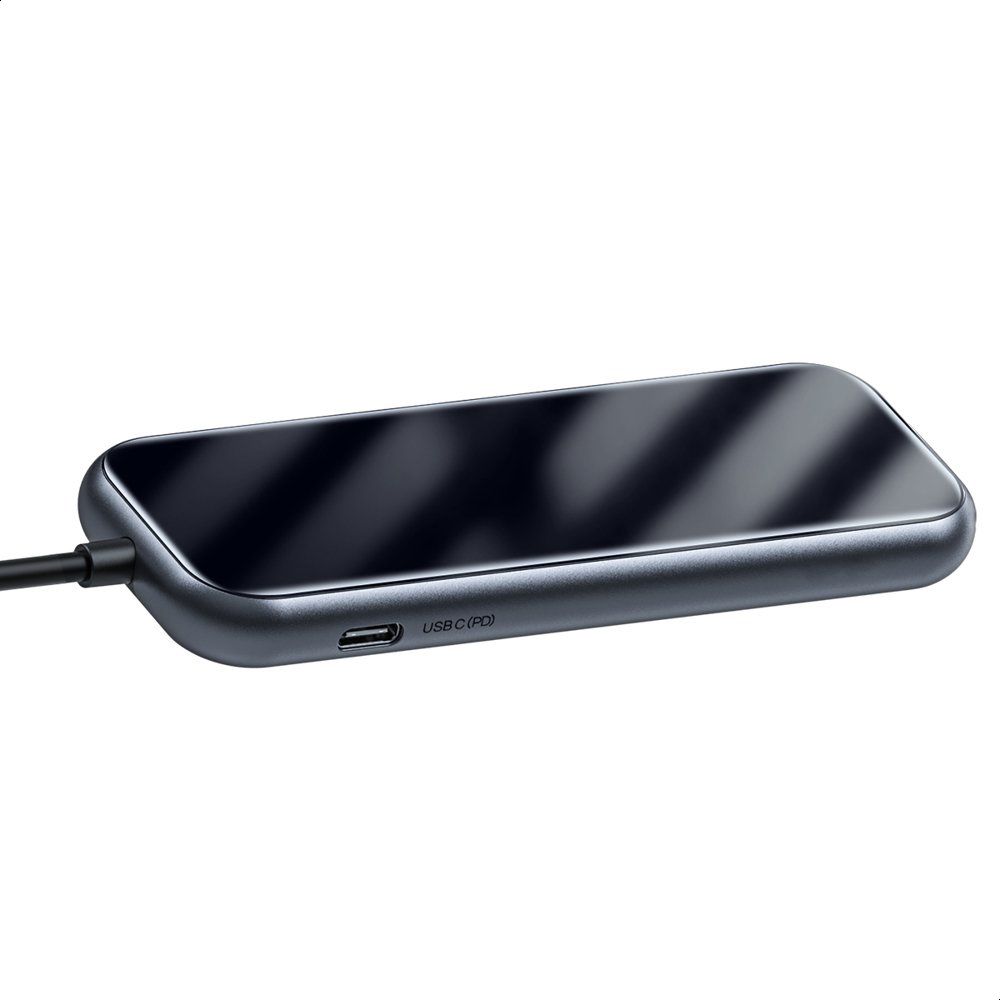 Baseus Multi-functional HUB (Type-C to 3xUSB3.0+HD4K+SD/TF+PD) Deep gray