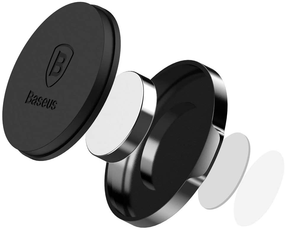 Baseus Small ears series Magnetic suction bracket（Flat type）Black