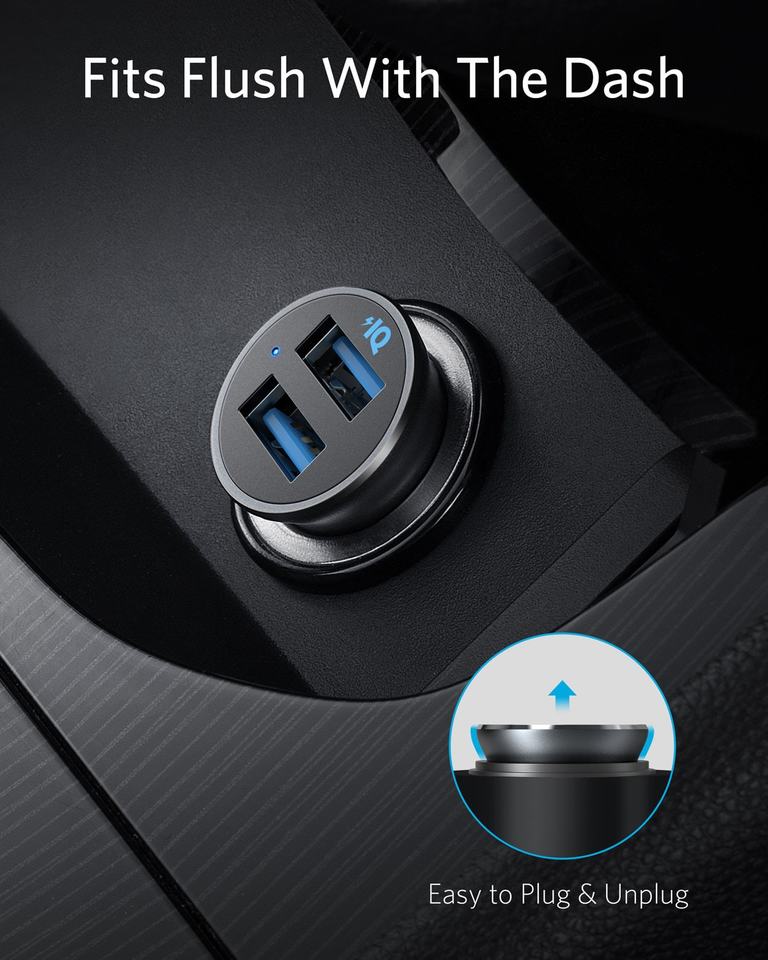 Anker PowerDrive 2 Alloy Silver