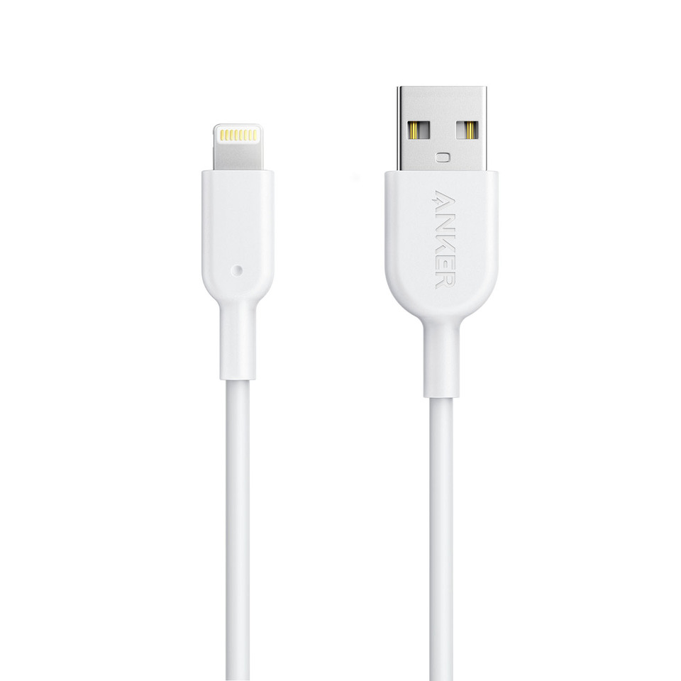 Anker Powerline II with lightning connector 3ft Wh