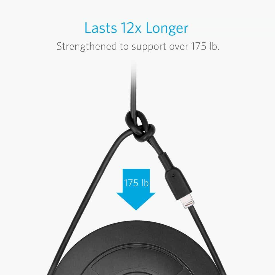 Anker Powerline II with lightning connector 10ft