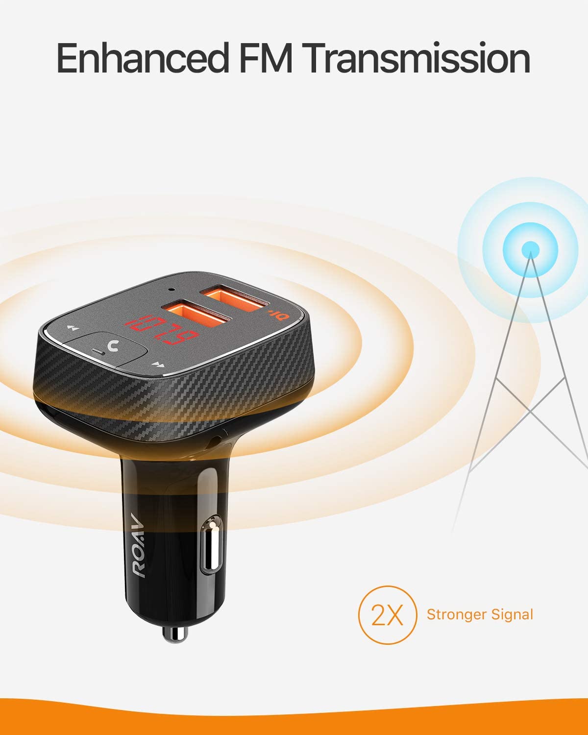 Roav Smart car charger F2 - Black
