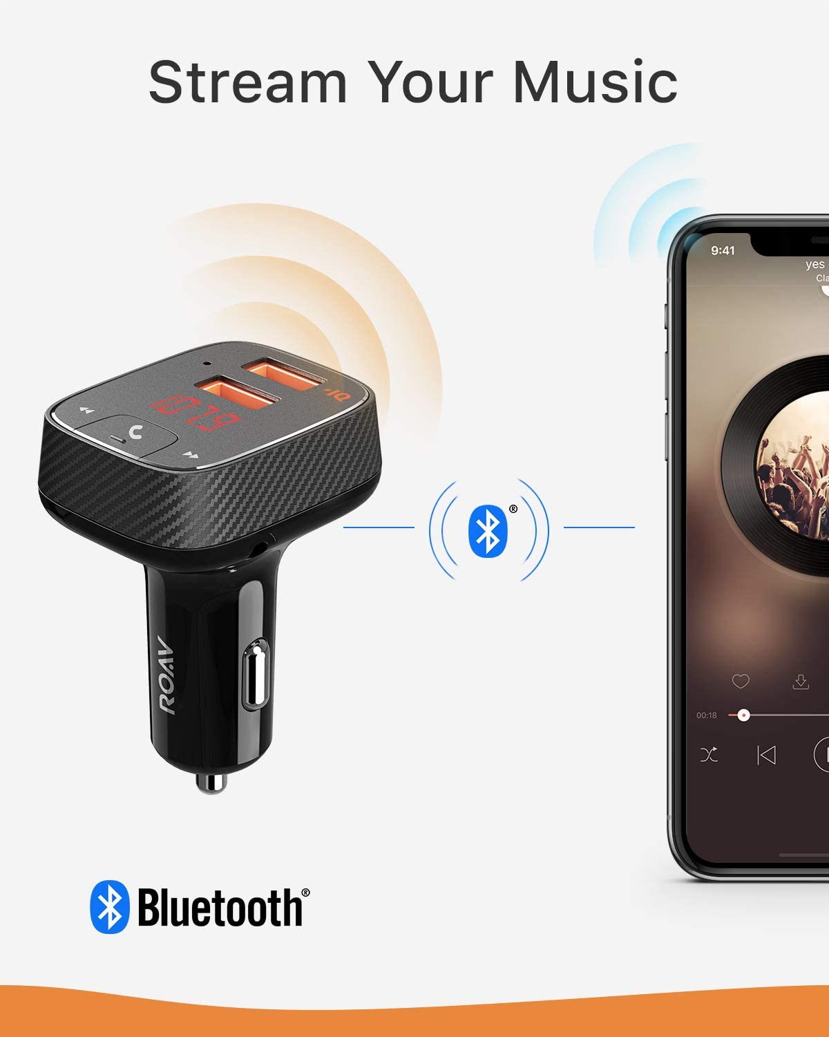 Roav Smart car charger F2 - Black