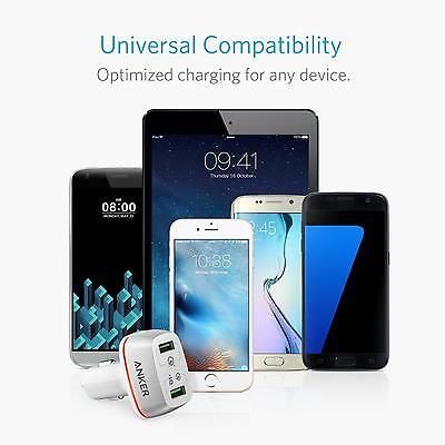 Anker PowerDrive 2 with Quick Charge 3.0 White