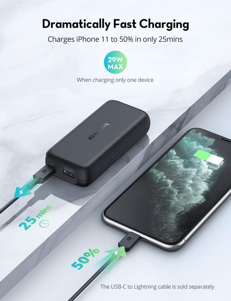 RAVPower 10000mAh PD Portable Charger