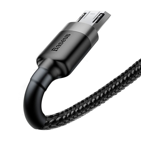 Baseus Cafule Cable USB For Micro 1.5A 2M Gray+Bla