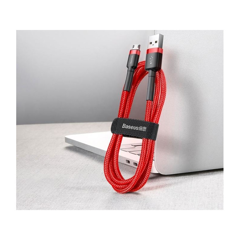 Baseus Cafule Cable USB For Micro 1.5A 2M Red+Red