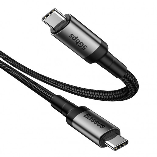 Baseus Cafule series cable Type-C PD3.1 Gen1 60W(20V/3A) 1m Gray+Black