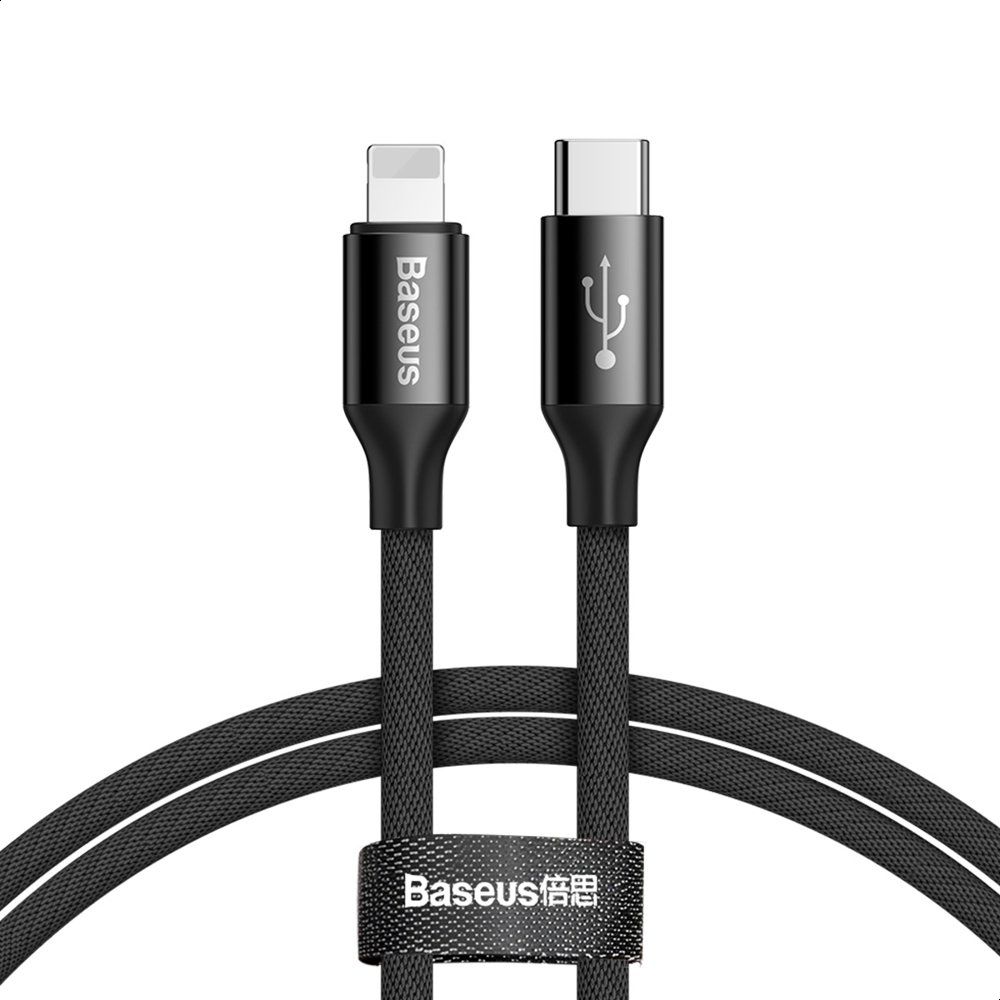 Baseus Yiven Series Type-C to iP Cable 2A 1m Black
