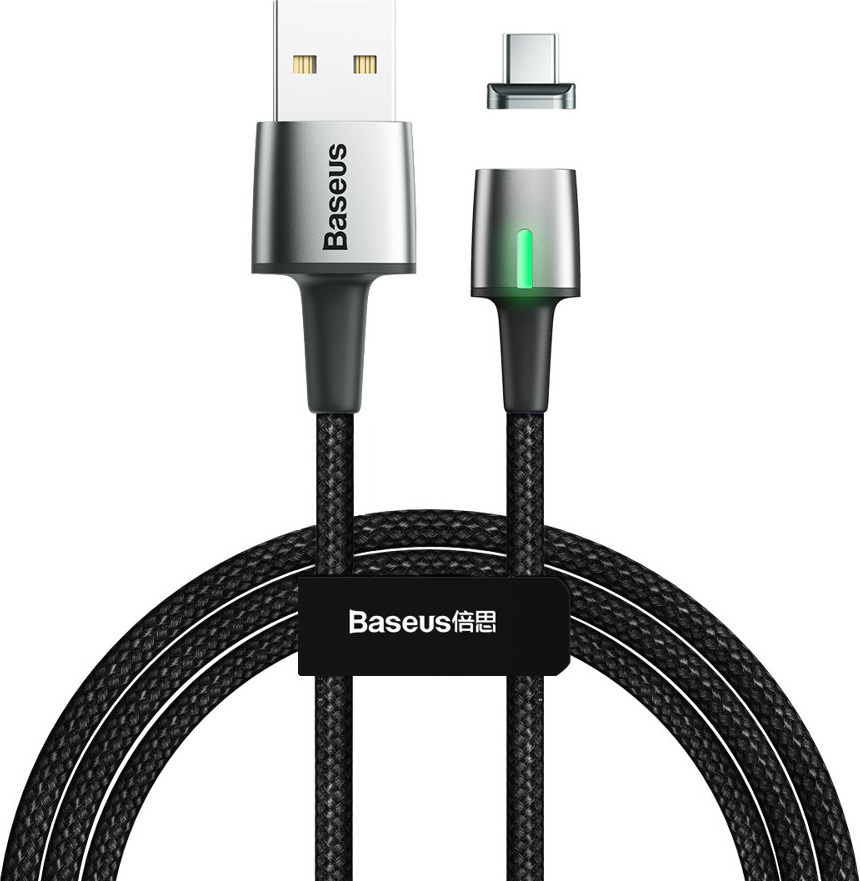Baseus Zinc Magnetic Cable USB For Type-C 2A 2m Black