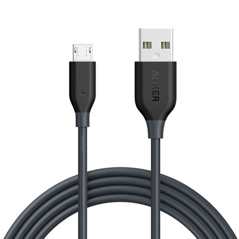 Anker PowerLine Micro USB Charging Cable 6feet Black