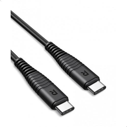 RAVPower TYPE-C TO TYPE-C 3.3FT/1M CABLE -BLACK