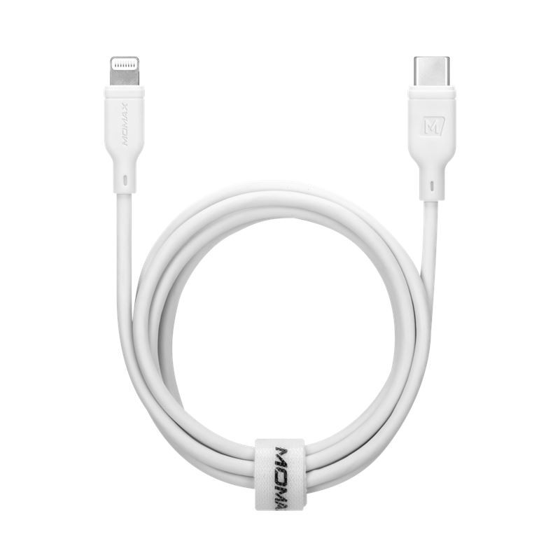 Momax ZERO LIGHTNING TO TYPE-C 1.2M - White