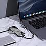 Baseus Multi-functional HUB (Type-C to 3xUSB3.0+HD4K+SD/TF+PD) Deep gray