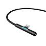 Baseus Iridescent Lamp Mobile Game Cable USB For iP 2.4A 1m Black