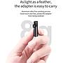 Baseus L43 Lightning (input) for Lightning female connectors + 3.5 mm female connector adapters Black