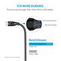 Anker Powerline+ Micro USB 3ft Gray With Cover