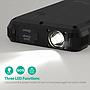 RAVPower 25000mAh Solar Power - BLACK 