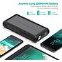 RAVPower 25000mAh Solar Power - BLACK 