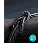 RAVPower TYPE-C TO TYPE-C 3.3FT/1M CABLE -BLACK