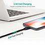 RAVPower 1.2m Nylon Yarn Braided Lightning Cable - Black