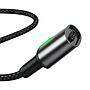 Baseus Zinc Magnetic Cable USB For iP 2.4A 1m Black