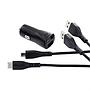 ENERGIZER CAR CHARGER LW 2.4A 2USB+USB-C2.0 +Micro Cable Bk